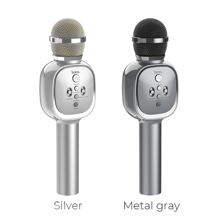HOCO BK4 Soul Sound KTV Handheld Singing Microphone - Grey-6