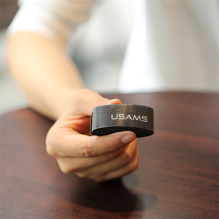 USAMS US-ZB060 Magic Sticker Cabo Enrolador De Fita De Nylon Organizador, Tamanho: 20mmx3m-2