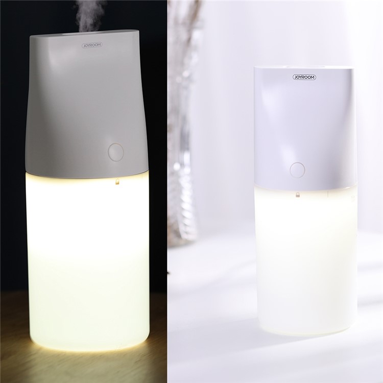 JOYROOM JR-CY258 ELegant 320ml Desktop Car Air Humidifier with Atmosphere Lamp - White-1