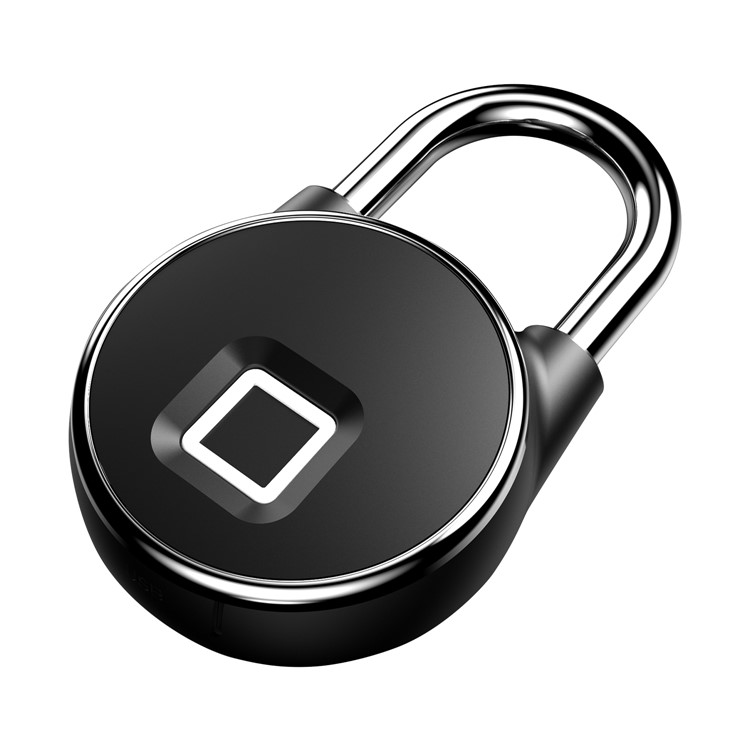 USB Rechargeable Smart Keyless Fingerprint Lock IP65 Waterproof Anti-Theft Security Padlock-4