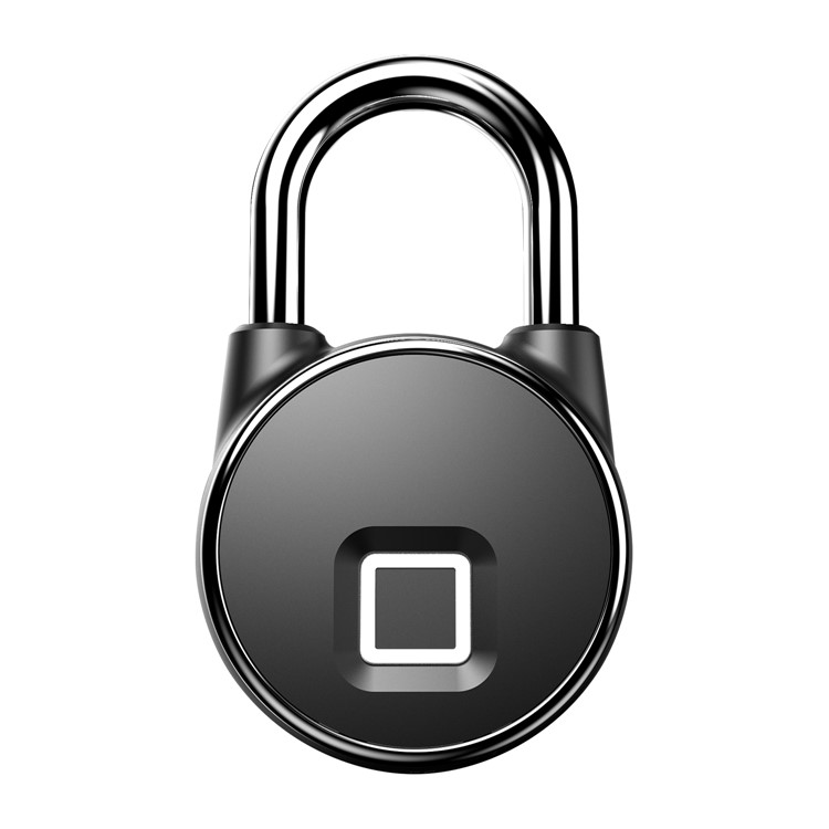 USB Rechargeable Smart Keyless Fingerprint Lock IP65 Waterproof Anti-Theft Security Padlock-5