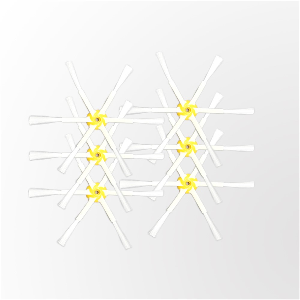 Reemplazos De Cepillo Hexagonal De La Aspiradora De 6 Unids Para Irobot Roomba 5/6/7 Serie Robot De Barrido