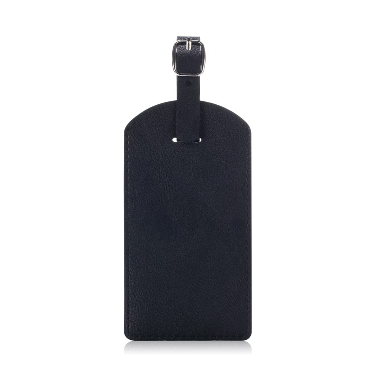 Luggage Tag Travel Suitcase Bag ID Card Tags Address Label Baggage Name Holder - Black-2