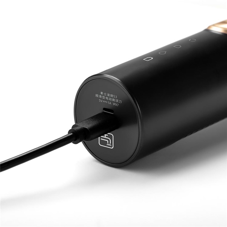 XIAOMI YOUPIN SOOCAS S3 Recargables Eléctricos Lavan Afeitadora Con Un Cuchillo De Barba Inteligente - Negro-4