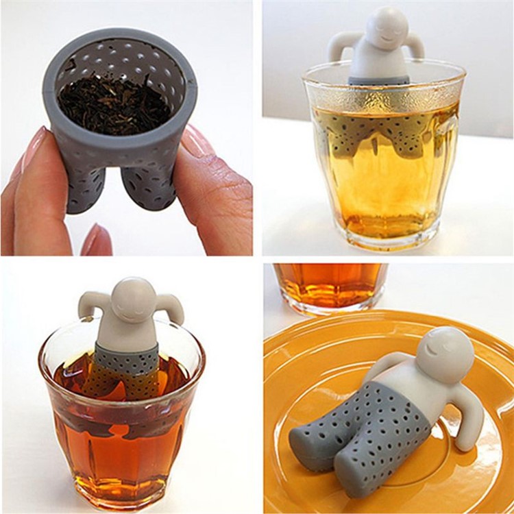 Cartoon Pattern Silicone Tea Infuser Loose Leaf Tea Strainer Filter-5