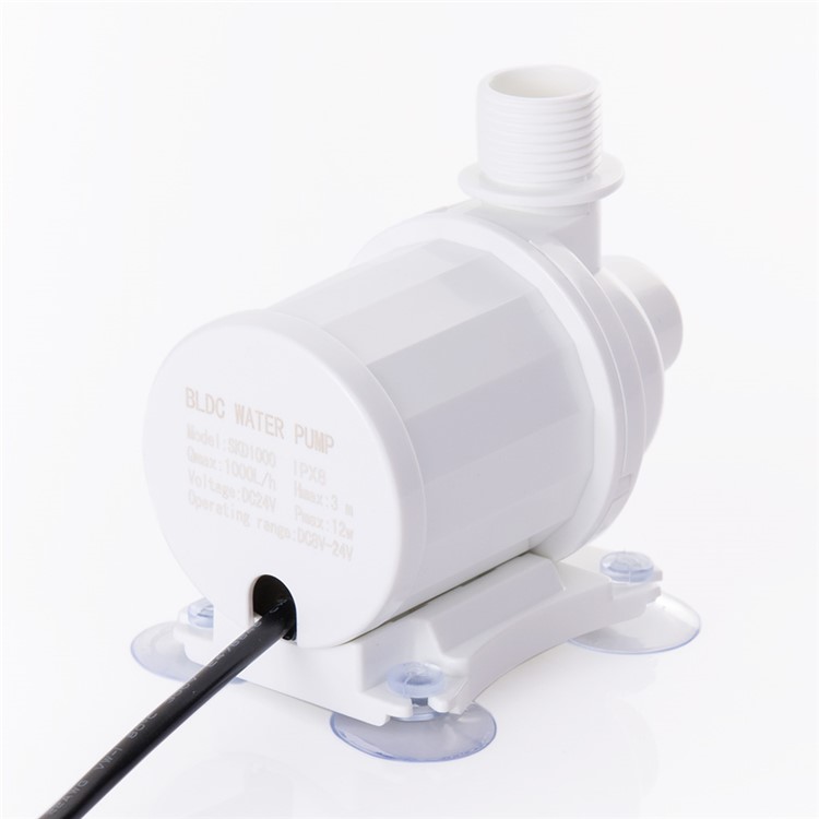 SKD1000 DC 24V 3M 1000L/H Mini Brushless Motor Submersible Water Pump for Cooling System-6