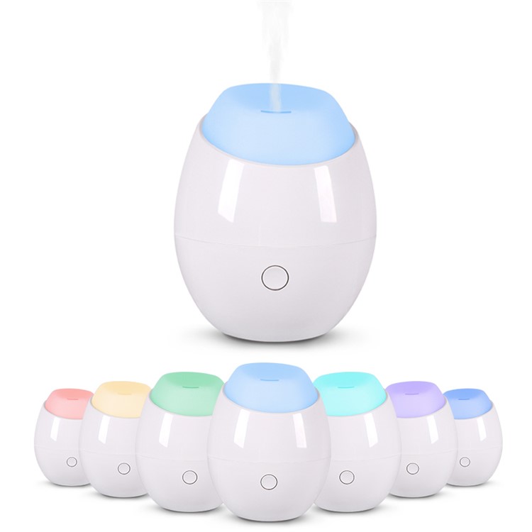 RY35A Aroma Diffuser 120ML USB Aroma Essential Oil Diffuser Air Humidifier Mist Maker 7 Colors Change LED Light for Office Home - White-1