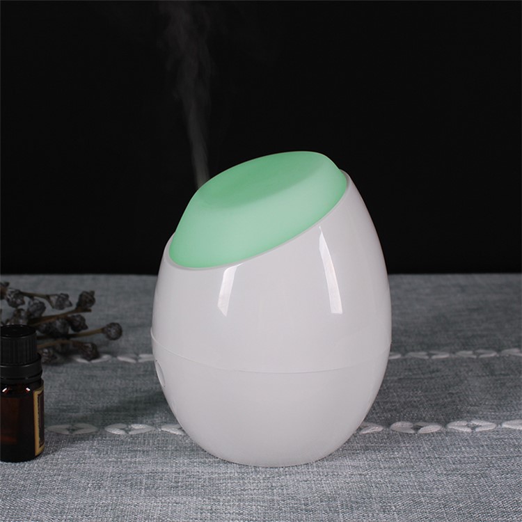 RY35A Aroma Diffuser 120ML USB Aroma Essential Oil Diffuser Air Humidifier Mist Maker 7 Colors Change LED Light for Office Home - White-10