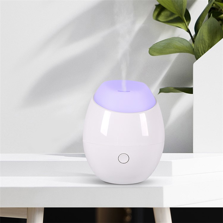 RY35A Aroma Diffuser 120ML USB Aroma Essential Oil Diffuser Air Humidifier Mist Maker 7 Colors Change LED Light for Office Home - White-5