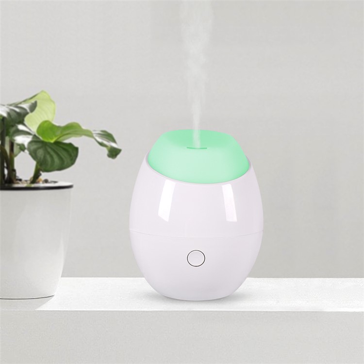 RY35A Aroma Diffuser 120ML USB Aroma Essential Oil Diffuser Air Humidifier Mist Maker 7 Colors Change LED Light for Office Home - White-6