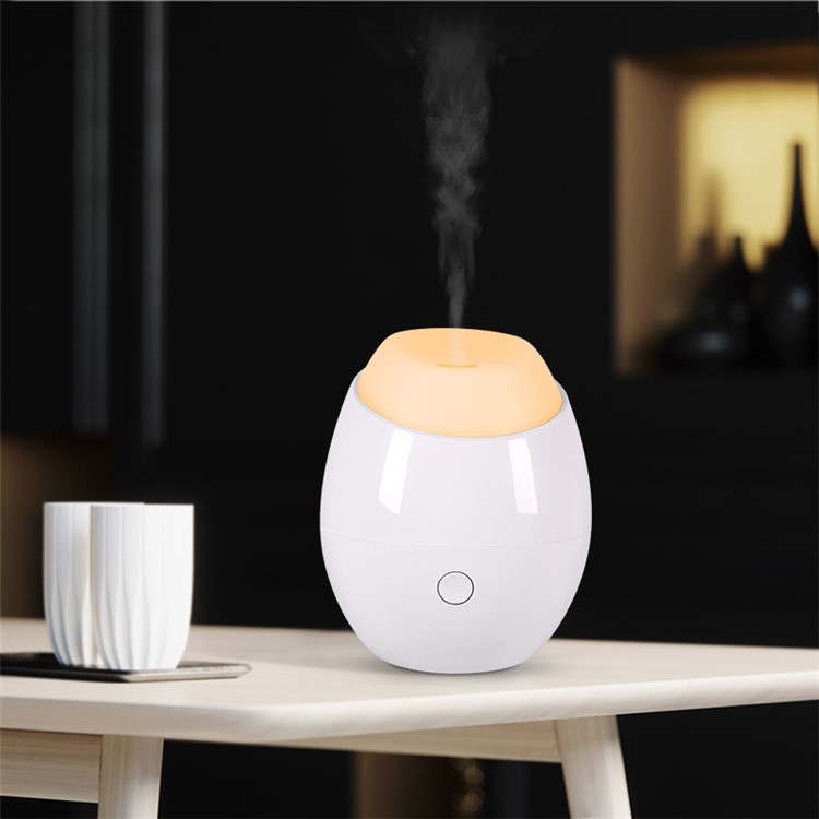 RY35A Aroma Diffuser 120ML USB Aroma Essential Oil Diffuser Air Humidifier Mist Maker 7 Colors Change LED Light for Office Home - White-8