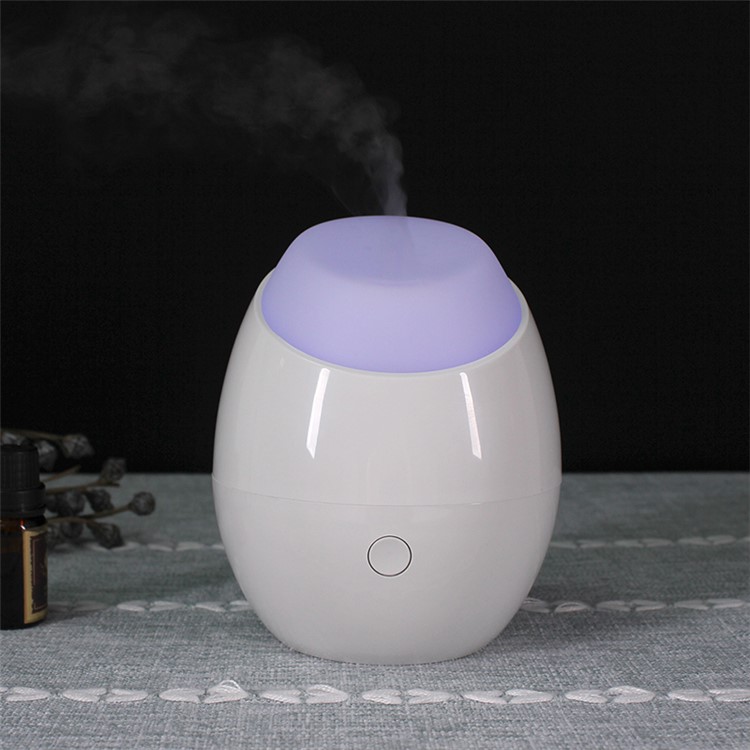 RY35A Aroma Diffuser 120ML USB Aroma Essential Oil Diffuser Air Humidifier Mist Maker 7 Colors Change LED Light for Office Home - White-9