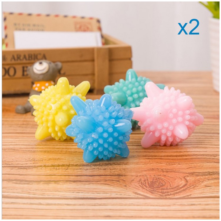 8pcs Solid Colorful Laundry Balls Washing Balls-1