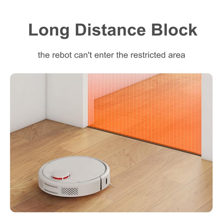 2m Parede Protetora De Listras Magnéticas Virtuais Robóticas Para Xiaomi MI Roborock / Neato Aspirador De Pó (m005) - Preto-10