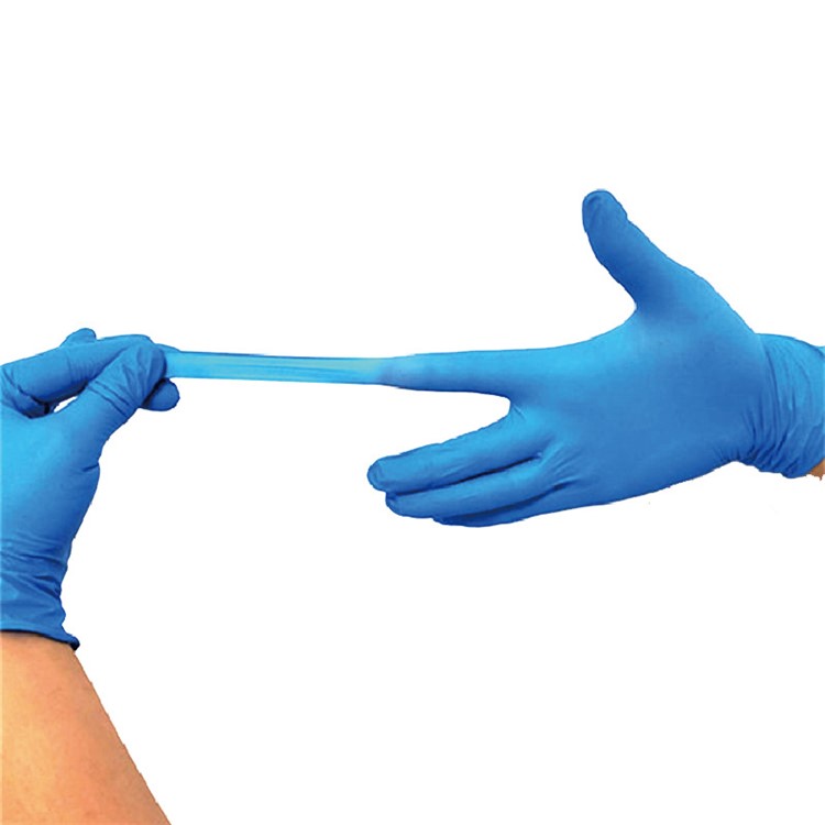 100Pcs/Box Disposable Nitrile Rubber Glove Oil Resistant Puncture-proof Gloves for Labor Home Food Medical Dental Use - Size: S-2