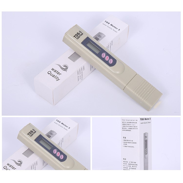 TDS-3 Digital TDS Meter Aquarium Pool Wasserqualitätstests Pen Wasser Reinheit Filter Genauige Monitor TDS Temp Messgerät-6