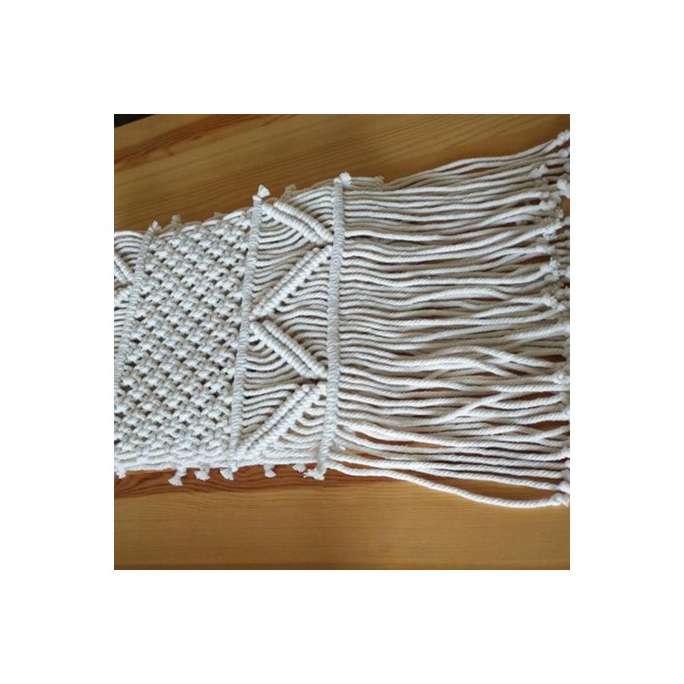 Le Style INS Main Corde Coton Naturel Drapeau De Table Tissé, 30 * 200 * 1.5cm-12