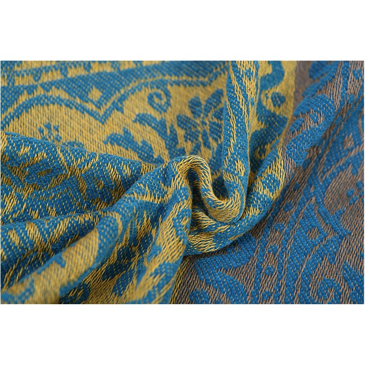 Chenille Sofa Slipcover Towel 220 x 260cm Chair Blanket - Tribal Flower Pattern-5