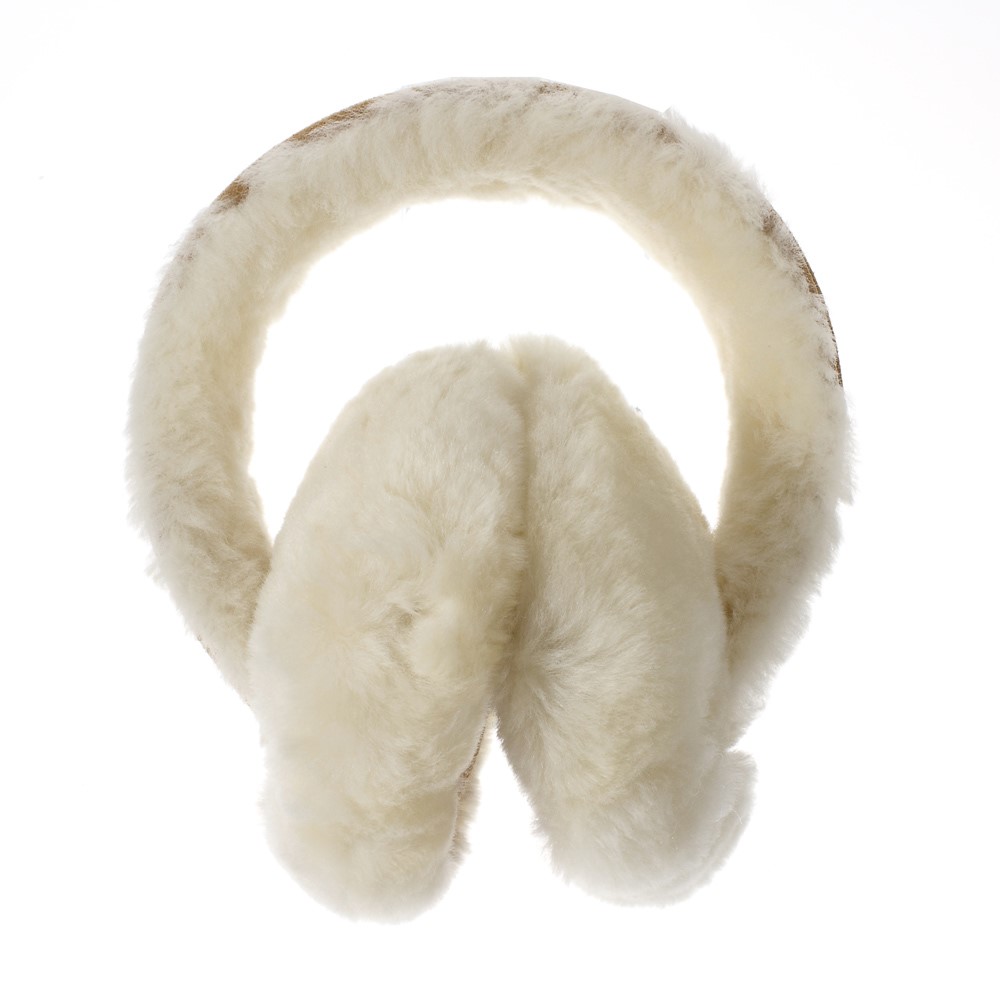 Fluffy Wool Warm Earmuffs Windproof Winter Ear Protector - Khaki-8