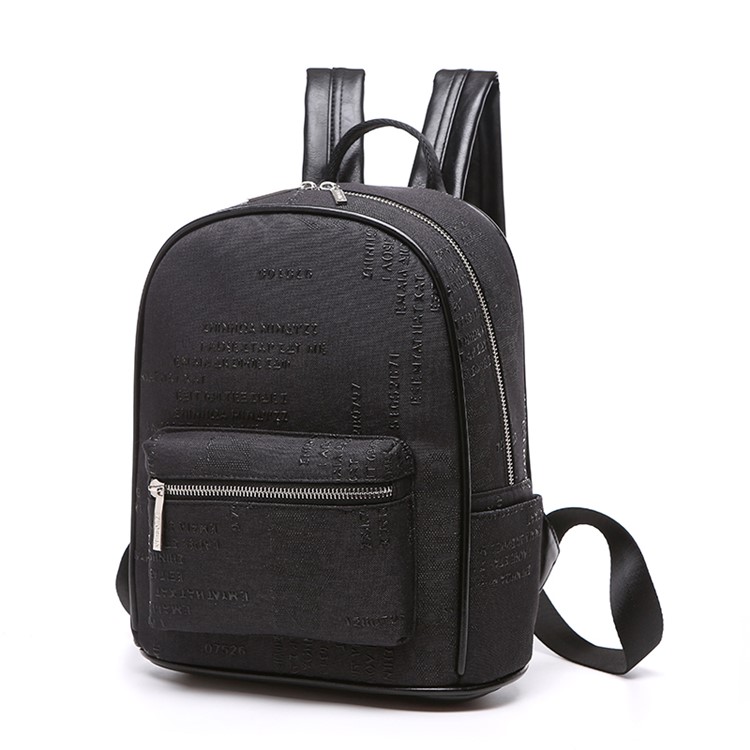 TUGUAN 12-inch Multi-functional Backpack Shoulder Bag (1666) - Black-1