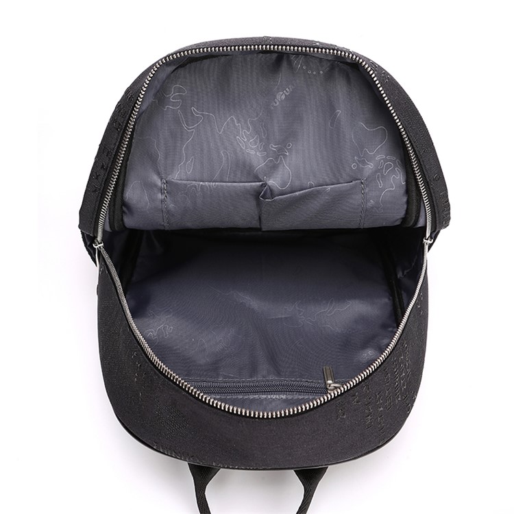 TUGUAN 12-inch Multi-functional Backpack Shoulder Bag (1666) - Black-1