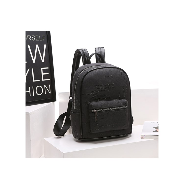 TUGUAN 12-inch Multi-functional Backpack Shoulder Bag (1666) - Black-1