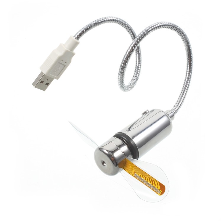 Flexible Gooseneck USB Programmable LED DIY Messages Cooling Fan Christmas Gift UF-211-06RGB-5