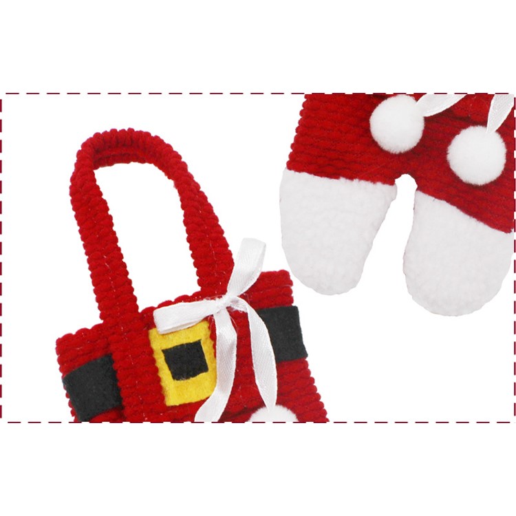 Christmas Kitchen Cutlery Pocket Bag Coat & Trouser Knife Fork Holder-1
