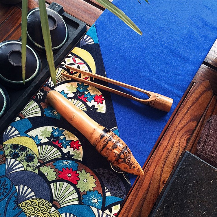 200 x 20cm Joint Japanese Art Style Cotton Linen Table Runner Cover Decoration Tablecloth-1