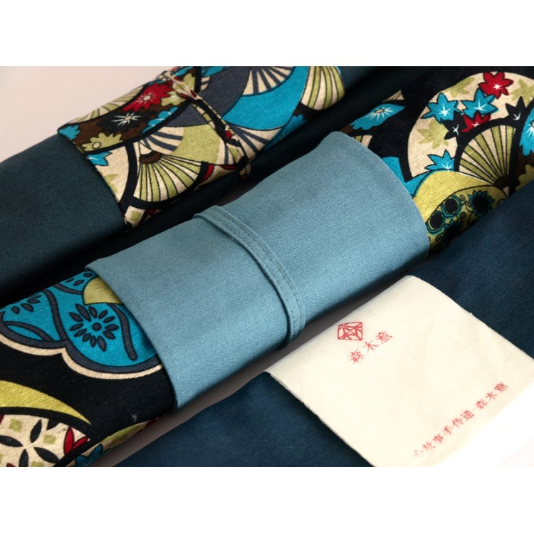 155 x 38cm Japanese Pattern Navy Blue Cotton Linen Table Runner Tablecloth Top Deco-1