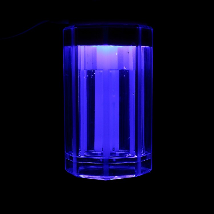 LINGLONG USB Mini Air Humidifier with Color-changing LED Night Light - White-11
