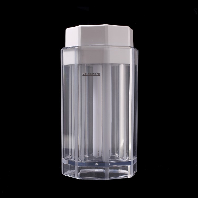LINGLONG USB Mini Air Humidifier with Color-changing LED Night Light - White-2