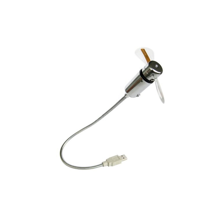 Electroplating Mini USB programable LED DIY Mensajes ventilador de refrigeración-3