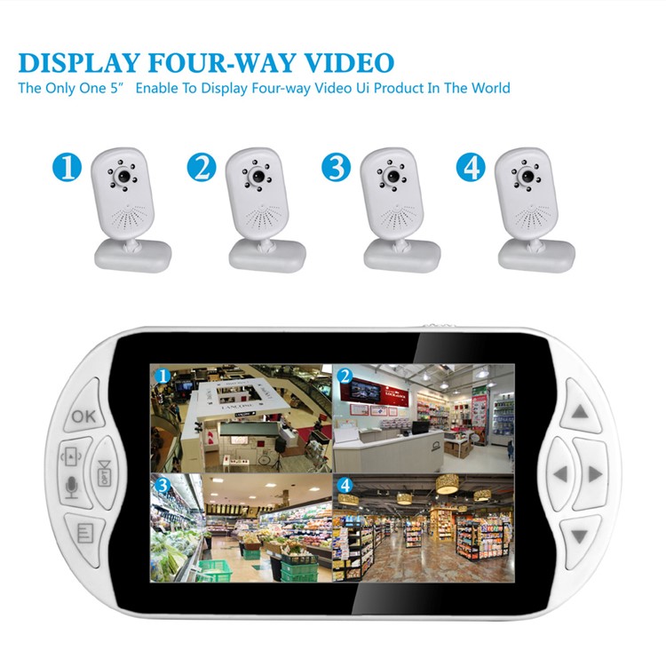LEEHUR 2.4GHz Wireless Digital Video Baby Monitor with IR Night Vision - EU Plug-18