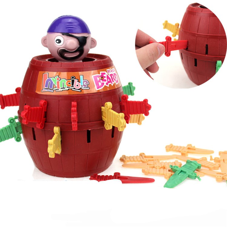 Small Size Super Tricky Funny Sword Trigger Pop Up Pirate Game, Size: 6.5 x 6.5 x 11.5cm-1