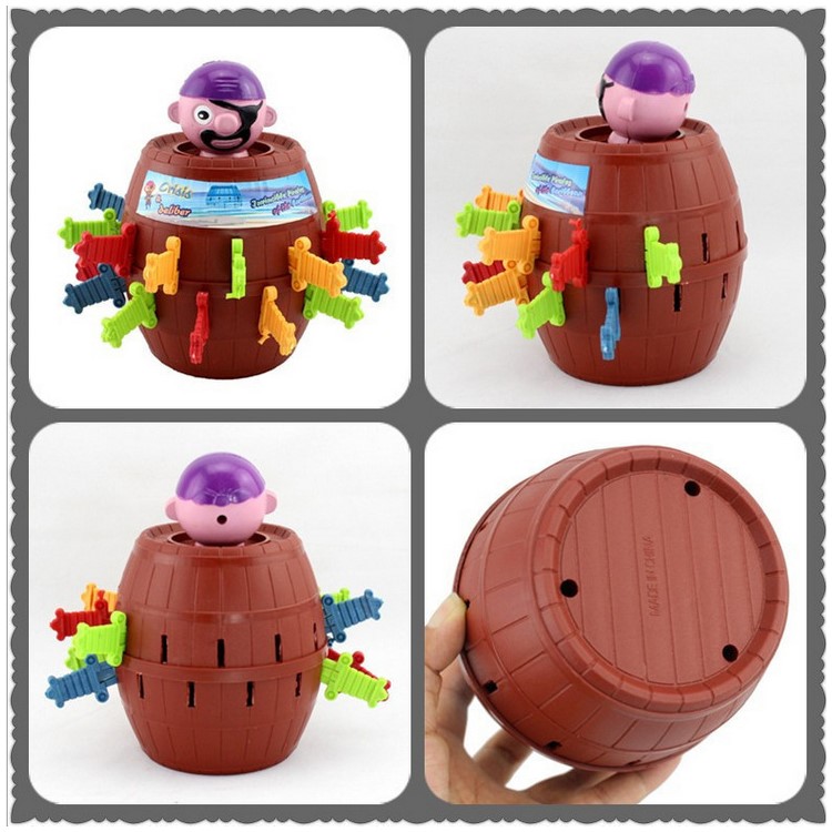 Small Size Super Tricky Funny Sword Trigger Pop Up Pirate Game, Size: 6.5 x 6.5 x 11.5cm-2