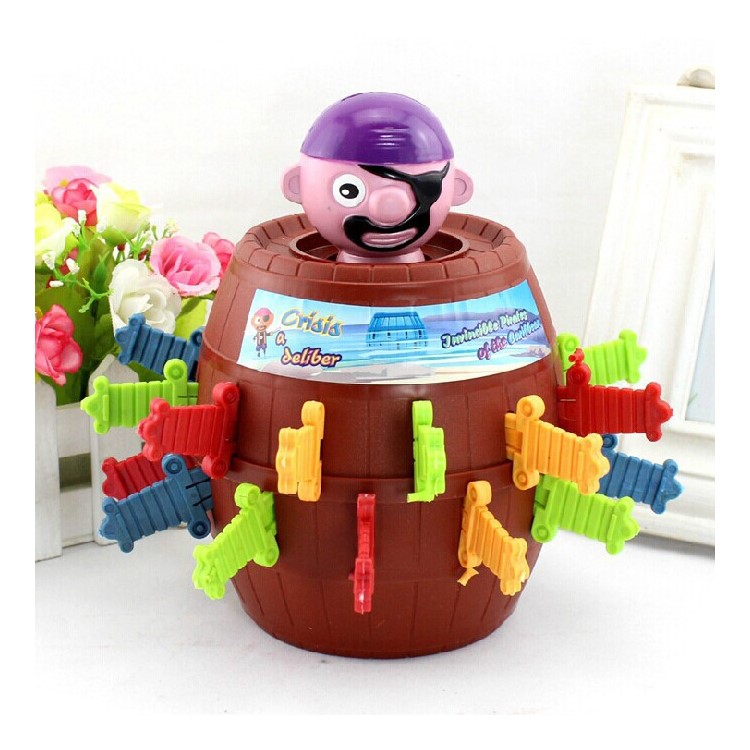 Small Size Super Tricky Funny Sword Trigger Pop Up Pirate Game, Size: 6.5 x 6.5 x 11.5cm-3