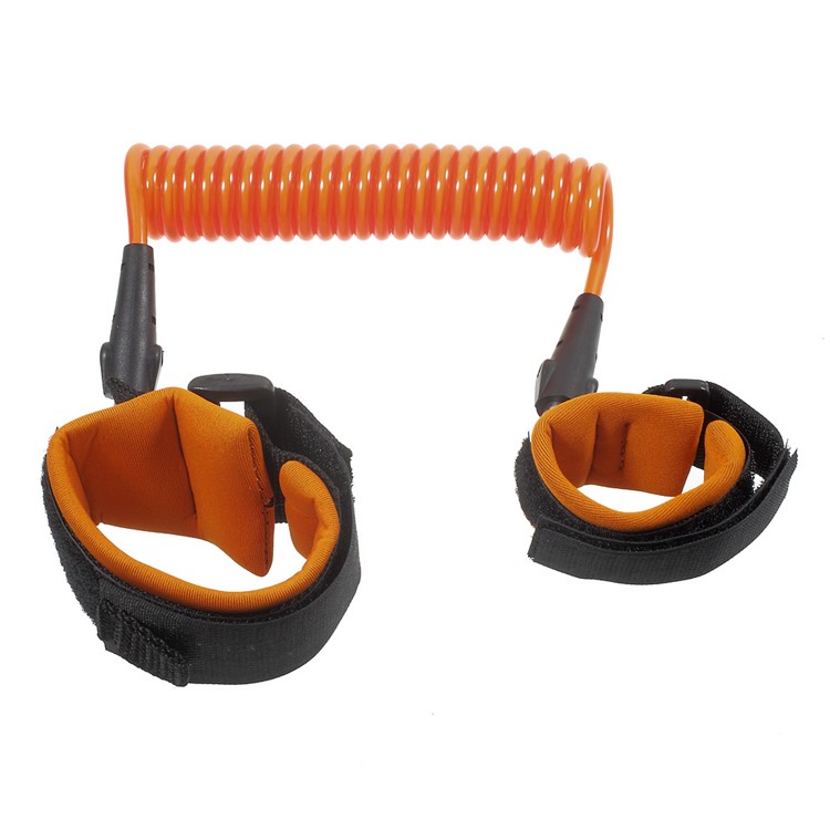 Baby Child Walking Hand Belt Anti Lost Wrist Link Safety Harness Strap Rope Leash - Orange-1
