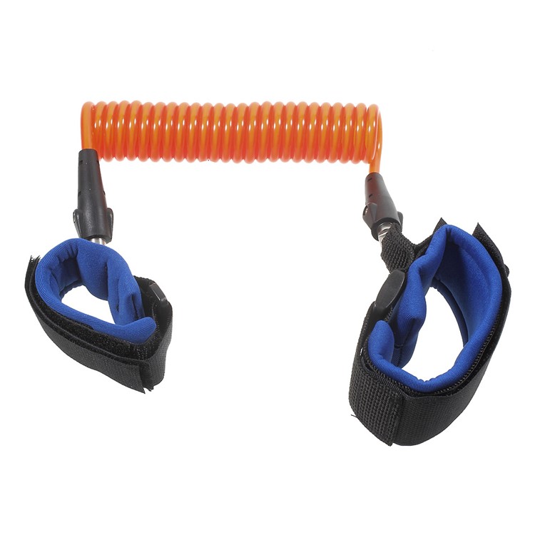 Anti Lost Safety Wrist Link Strap Rope Leash Walking Hand Belt for Baby Child - Blue-1