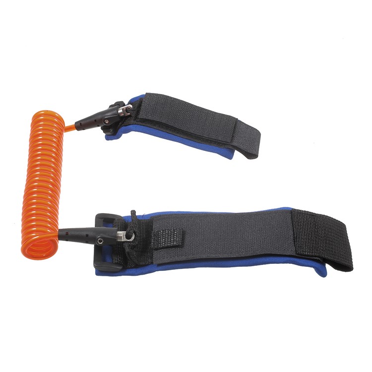 Anti Lost Safety Wrist Link Strap Rope Leash Walking Hand Belt for Baby Child - Blue-2