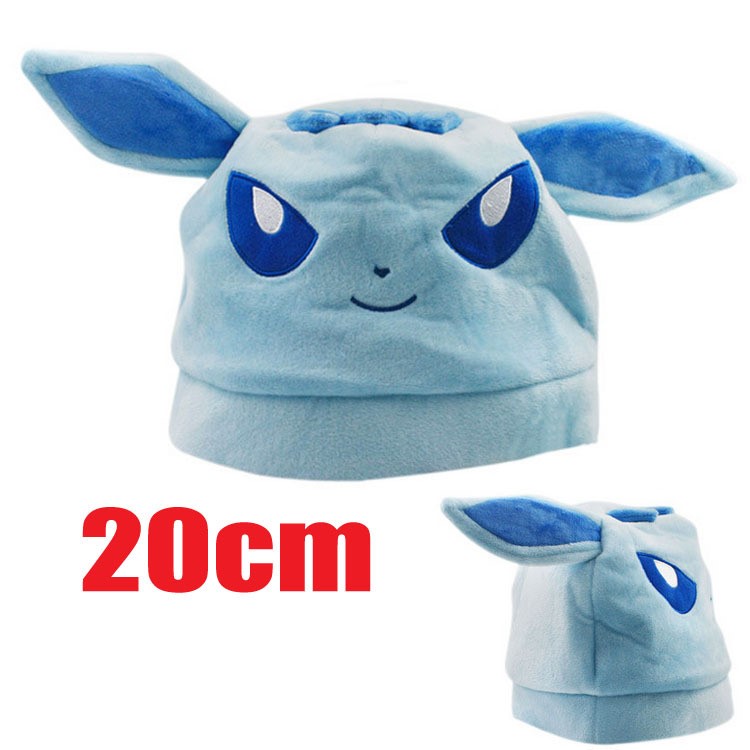 Cute Pokemon Go Soft Plush Warm Headwear Hat - Vaporeon-1