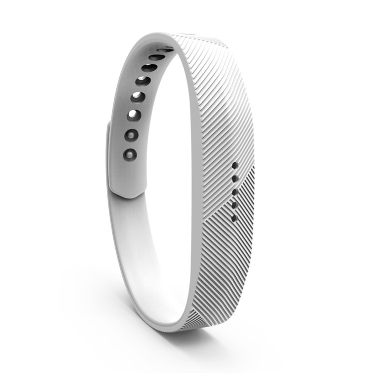 Silicone Wrist Band Accessory Replacement for Fitbit Flex 2 - White-1