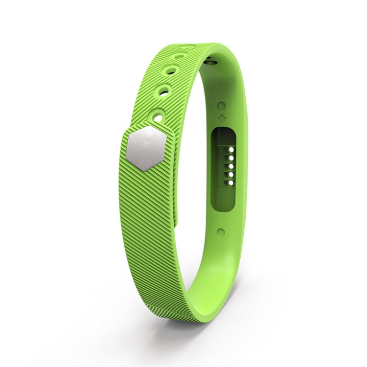 Silicone Replacement Bracelets Wrist Band for Fitbit Flex 2 - Green-2
