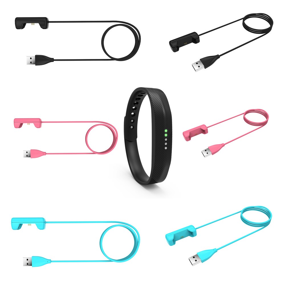 Para Fitbit Flex 2 100cm USB Carregador De Cabos De Carga - Preto-7