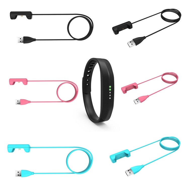 For Fitbit Flex 2 Replacement Charging Cradle with 100cm Cable - Blue-7