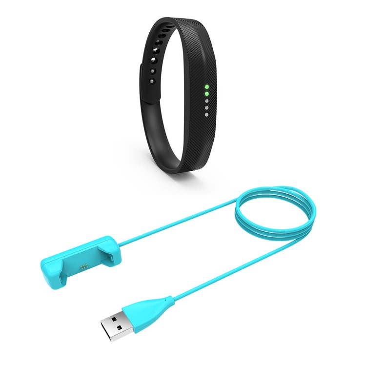 For Fitbit Flex 2 15cm USB Charging Cable Adapter - Blue-1