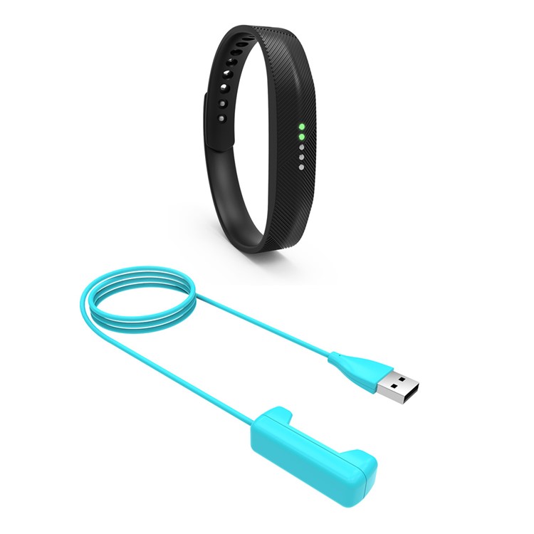 For Fitbit Flex 2 15cm USB Charging Cable Adapter - Blue-4