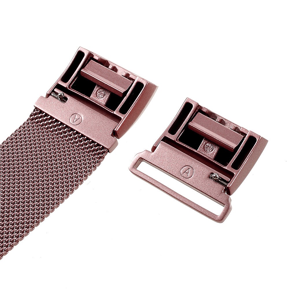 Stainless Steel Magnetic Milanese Watch Wrist Band for Fitbit Charge 2 - Pink-4