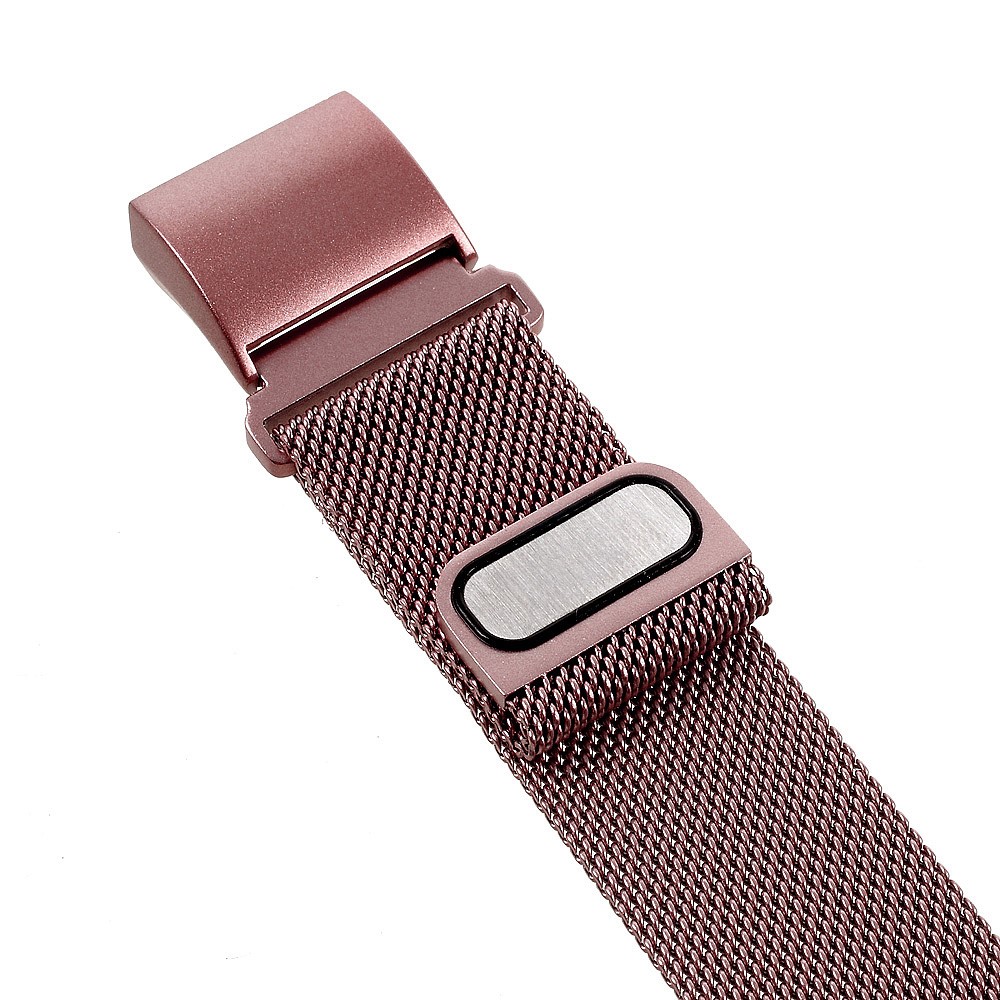 Stainless Steel Magnetic Milanese Watch Wrist Band for Fitbit Charge 2 - Pink-5
