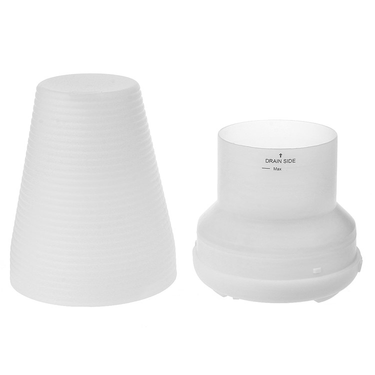 100ml Ultrasonic Essential Oil Diffuser Air Humidifier with 7-color Changing LED Light - White / US Plug-10